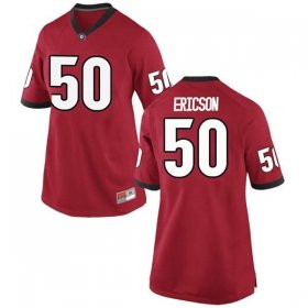 UGA Women's Game Red Alumni Football Jersey - #50 Warren Ericson 7490876