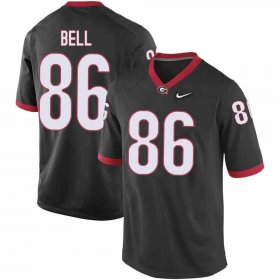 UGA Bulldogs Men Authentic Black Alumni Football Jersey - #86 Dillon Bell 59226740