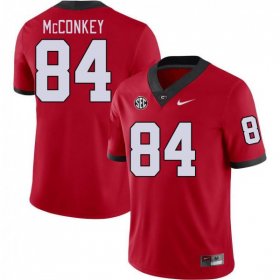 UGA Bulldogs Men Red Alumni Football Jersey - #84 Ladd McConkey 53786085