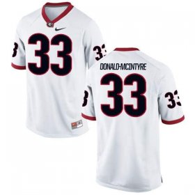 UGA Men's Authentic White Alumni Football Jersey - #33 Ian Donald-McIntyre 3536876