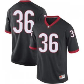 UGA Men's Game Black Alumni Football Jersey - #36 Latavious Brini 2447445