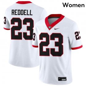 UGA Bulldogs Women Limited White Alumni Football Jersey - #23 Jaden Reddell 9648816