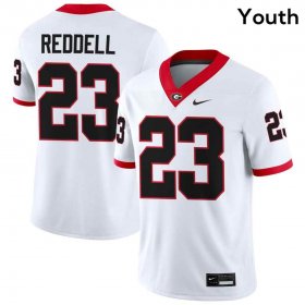 UGA Bulldogs Youth Limited White Official Football Jersey - #23 Jaden Reddell 9689571