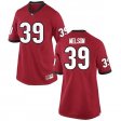 UGA Women's Game Red Alumni Football Jersey - #39 Hugh Nelson 7221641