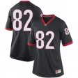 UGA Women's Replica Black Alumni Football Jersey - #82 Kolby Wyatt 5086360