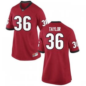 UGA Women's Game Red Alumni Football Jersey - #36 Latavious Brini 9116442