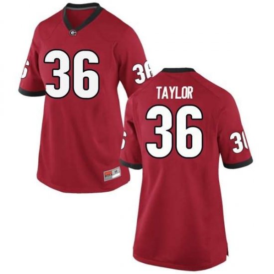 UGA Women\'s Game Red Alumni Football Jersey - #36 Latavious Brini 9116442